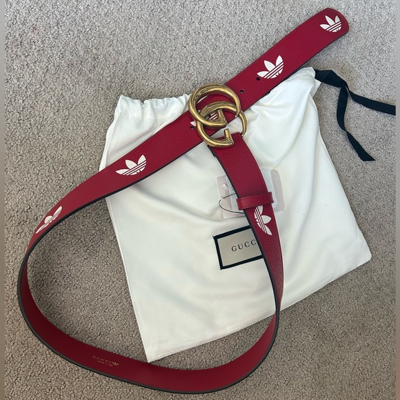 Gucci x Adidas leather belt NWT unisex - Picture 5 of 7